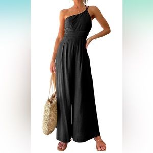 One Shoulder Jumpsuit